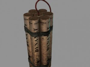 dynamite wwii 3D Model