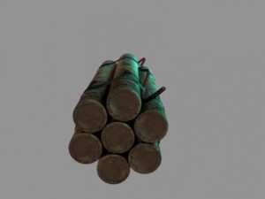 dynamite wwii Modelo 3D