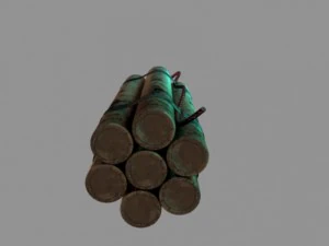 dynamite wwii 3D Model