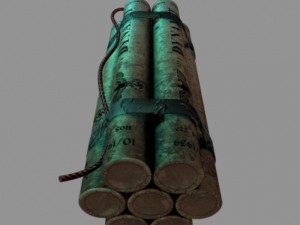 dynamite wwii Modelo 3D