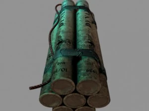 dynamite wwii 3D Model