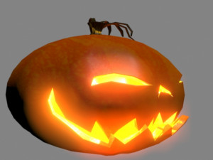 halloween pumpkins Model 3D