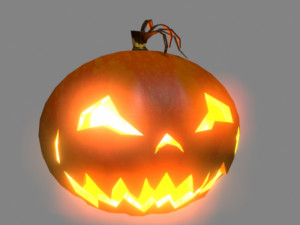 halloween pumpkins Model 3D