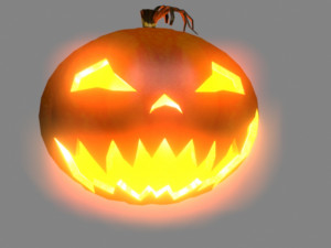 halloween pumpkins Model 3D