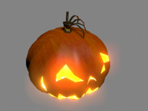 halloween pumpkins Model 3D
