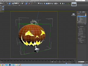 halloween pumpkins Model 3D