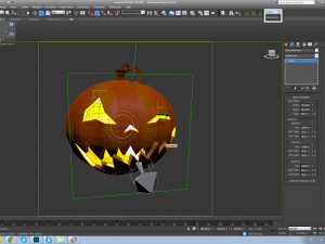 halloween pumpkins Model 3D