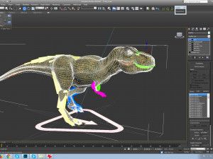 t-rex 3D-Modell