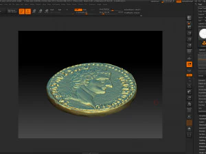 coin 3D Print Model
