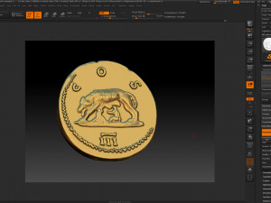 avgust 3d print coin 3D 打印模型