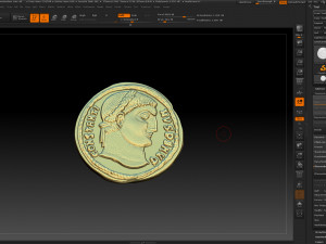 old constans coin 3D 프린트 모델