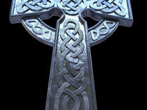 celtic cross 3D Baskı Modeli