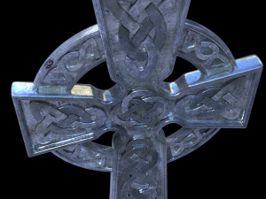 celtic cross 3D Print Model