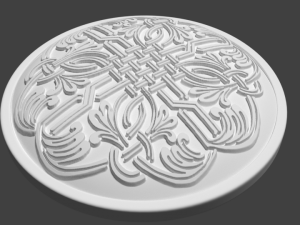 jewelry relief 3D 打印模型