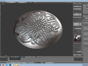 jewelry relief 3D 打印模型