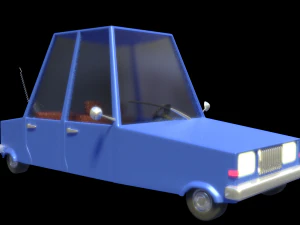 mobil kartun Model 3D