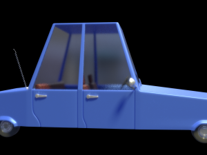 cartoon car Modèle 3D