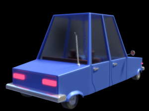cartoon car Modèle 3D