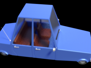 cartoon car Modèle 3D