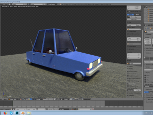 cartoon car Modèle 3D