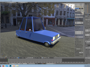 cartoon car Modèle 3D