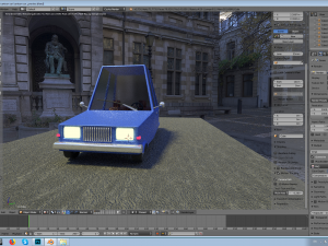 cartoon car Modèle 3D