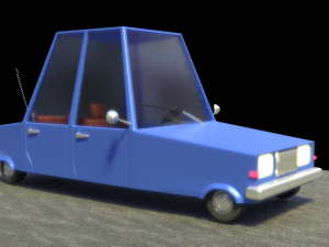 cartoon car Modèle 3D