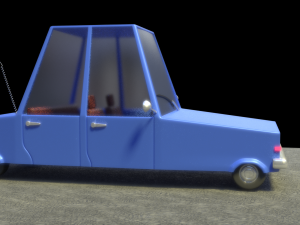 cartoon car Modèle 3D