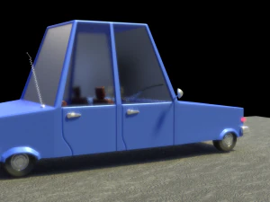cartoon car 3D Model