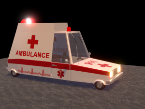 ambulance car 3D-Modell