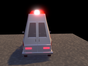 ambulance car 3D-Modell