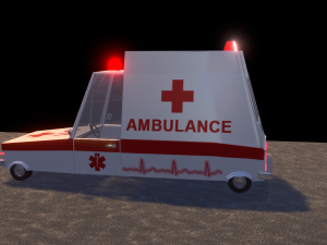 ambulance car 3D-Modell