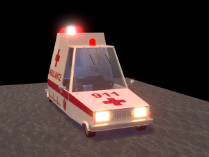 ambulance car 3D-Modell