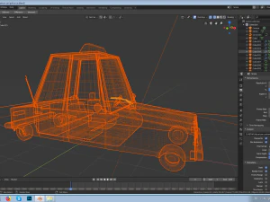police car 3D Model