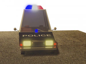 police car 3D Model