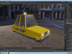 taxi car 3D Model