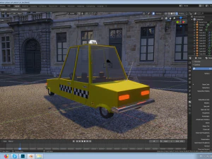 taxi car 3D Model