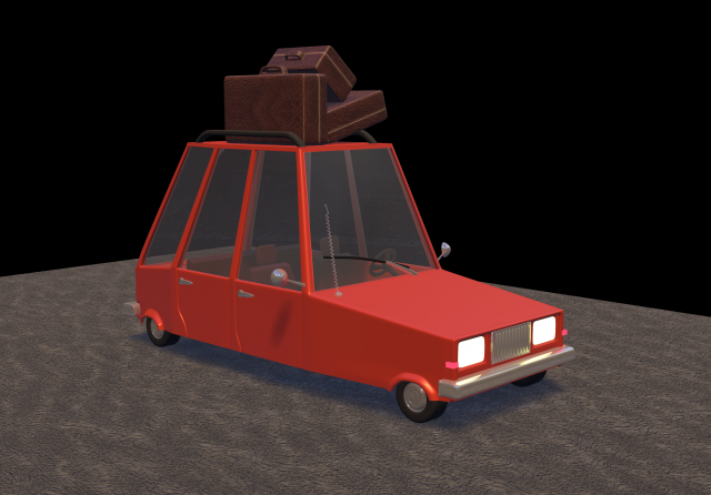 combi car 3D Model .c4d .max .obj .3ds .fbx .stl .blend 