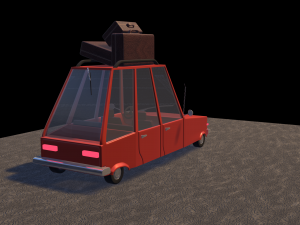 combi car 3D Model
