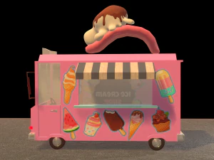 ice cream car 3D Model
