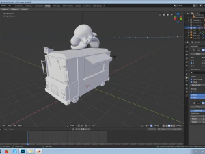 ice cream car 3D Model