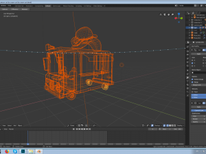 ice cream car Model 3D