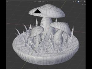 fairy mushrooms Modèle 3D