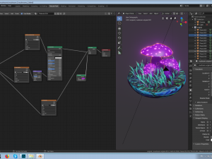 fairy mushrooms Modèle 3D