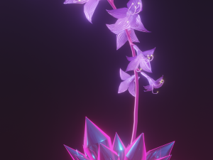 magical flower 3Dモデル