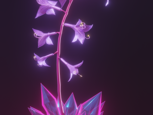 magical flower 3Dモデル
