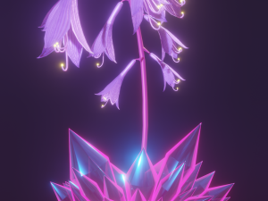 magical flower 3Dモデル