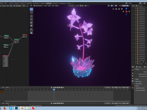 magical flower 3Dモデル