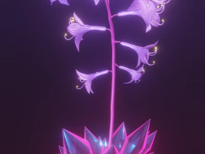 마법의 꽃 3D 모델