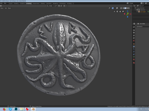 silver litra of syracuse 3Dプリントモデル